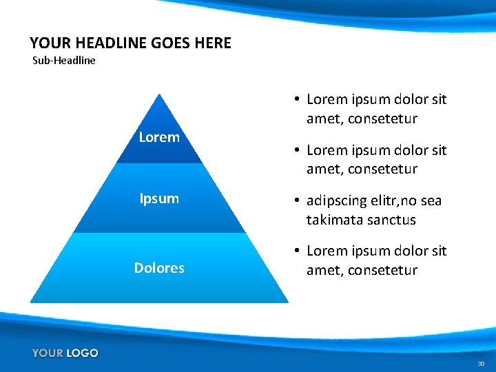 YOUR HEADLINE GOES HERE Sub-Headline Lorem Ipsum Dolores • Lorem ipsum dolor sit amet,