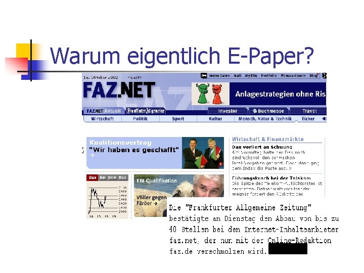 Warum eigentlich E-Paper? 