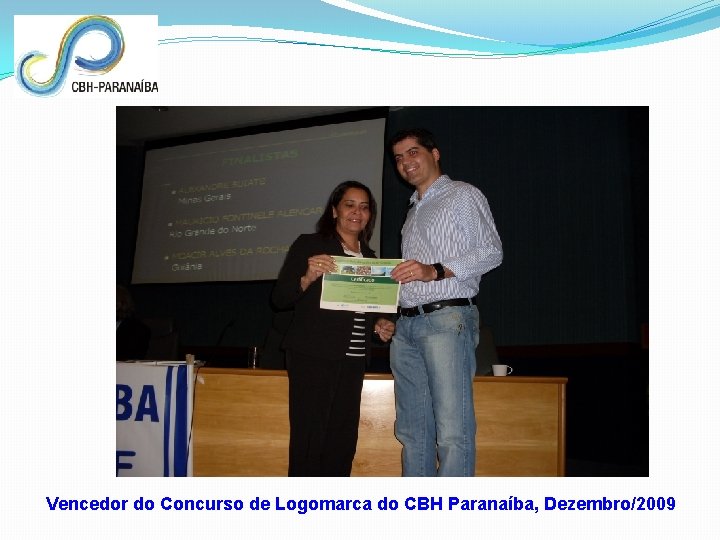 Vencedor do Concurso de Logomarca do CBH Paranaíba, Dezembro/2009 