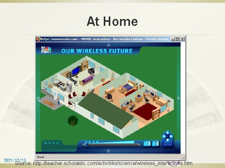 At Home 2021/12/13 7 Source: http: //teacher. scholastic. com/activities/science/wireless_interactives. htm 