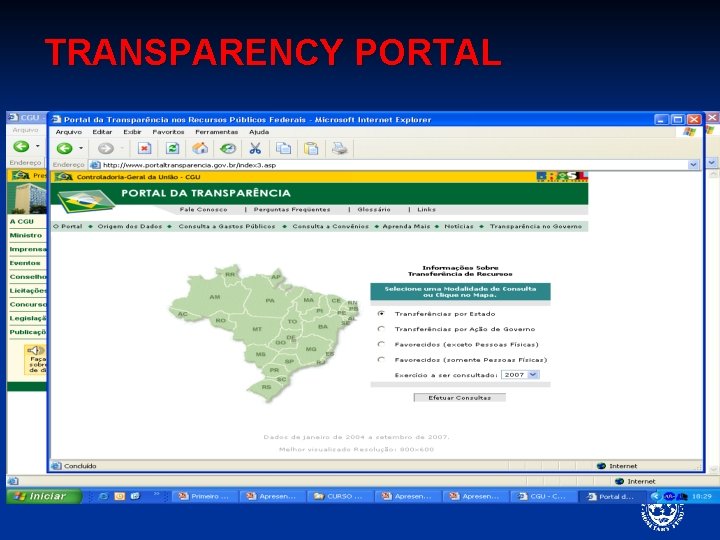 TRANSPARENCY PORTAL 