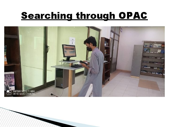 Searching through OPAC 