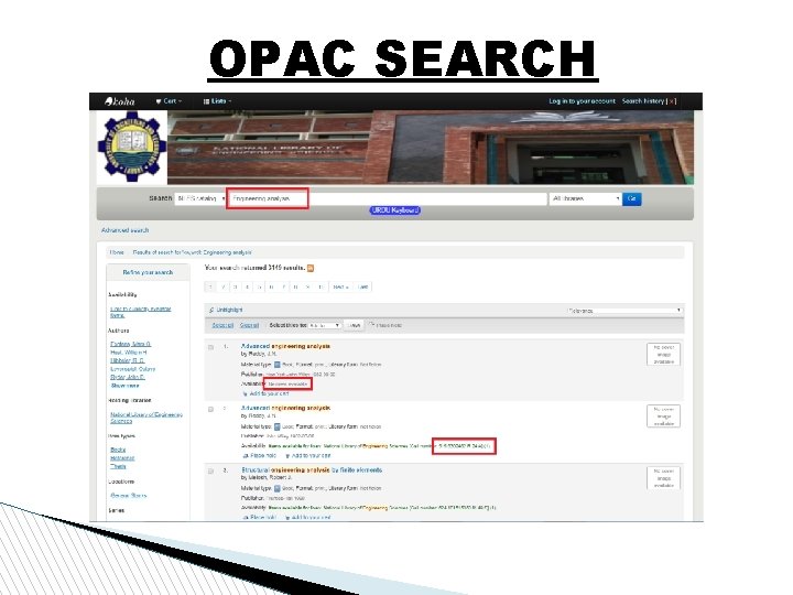 OPAC SEARCH 
