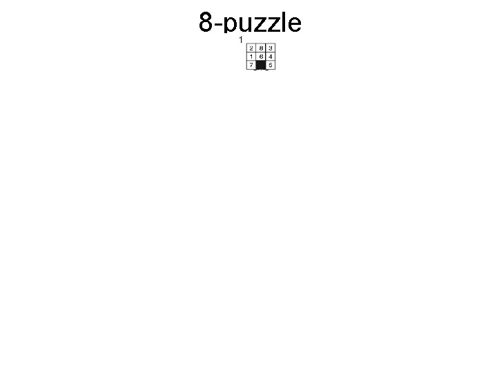 8 -puzzle 