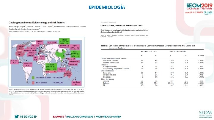 EPIDEMIOLOGÍA #SEOM 2019 