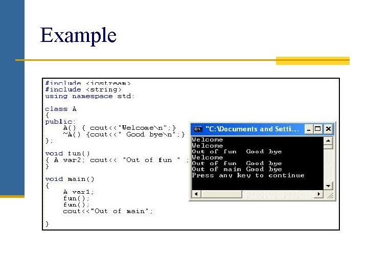 Example Example