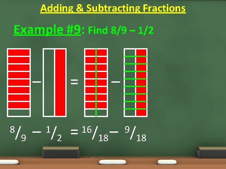 Adding & Subtracting Fractions Example #9: Find 8/9 – 1/2 – 8/ 9 – Adding & Subtracting Fractions Example #9: Find 8/9 – 1/2 – 8/ 9 –