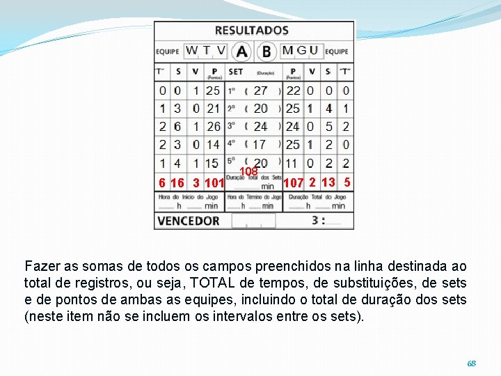 6 16 3 101 108 107 2 13 5 Fazer as somas de todos