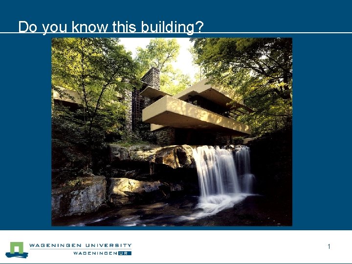 Do you know this building? 1 