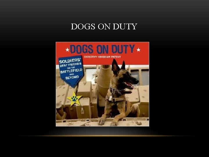 DOGS ON DUTY 