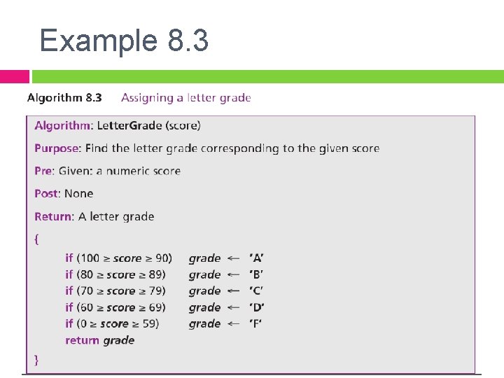 Example 8. 3 