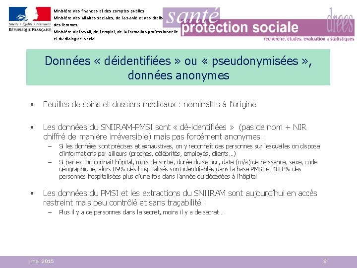 Ministère des finances et des comptes publics Ministère des affaires sociales, de la santé