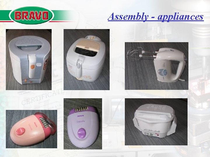 Assembly - appliances 