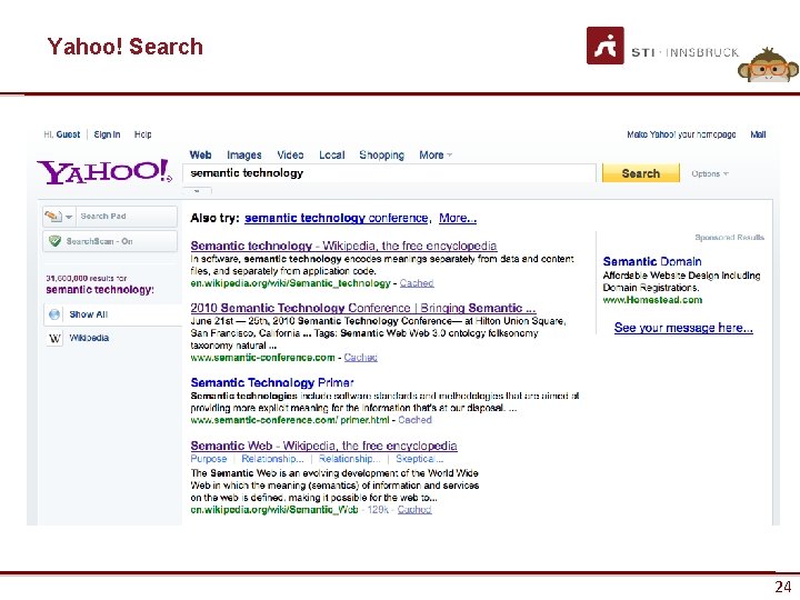 Yahoo! Search www. sti-innsbruck. at 24 24 