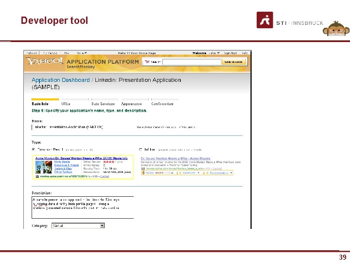 Developer tool www. sti-innsbruck. at 39 