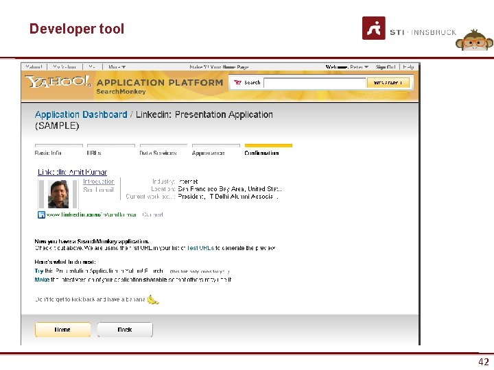 Developer tool www. sti-innsbruck. at 42 