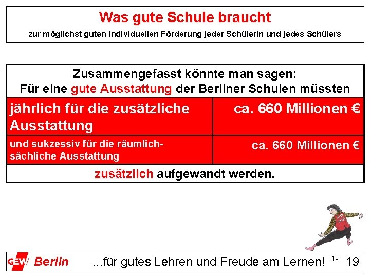 Was gute Schule braucht zur möglichst guten individuellen Förderung jeder Schülerin und jedes Schülers