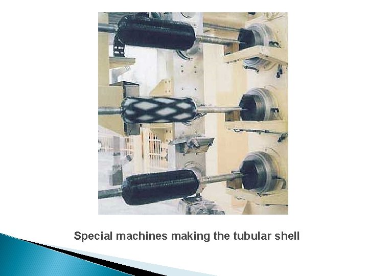 Special machines making the tubular shell Special machines making the tubular shell