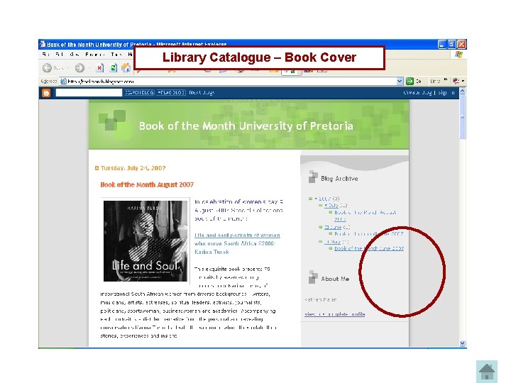 Library Catalogue – Book Cover 