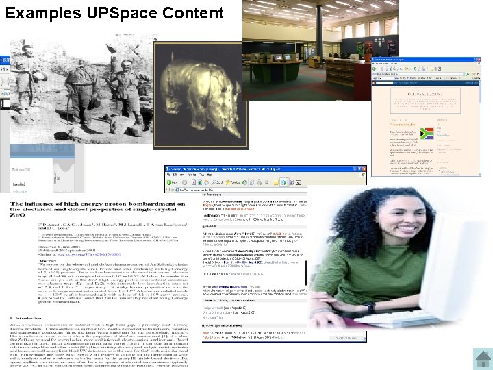 Examples UPSpace Content 