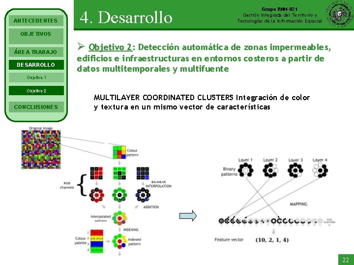 ANTECEDENTES 4. Desarrollo Grupo RNM-021 Gestión Integrada del Territorio y Tecnologías de la Información