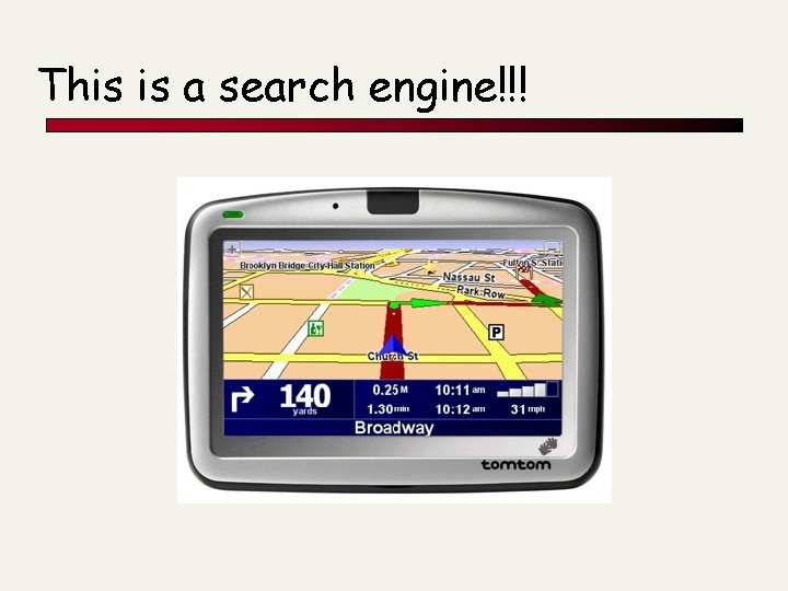 This is a search engine!!! 