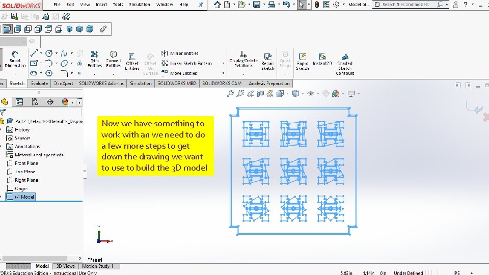 Now we have something to work with an we need to do a few