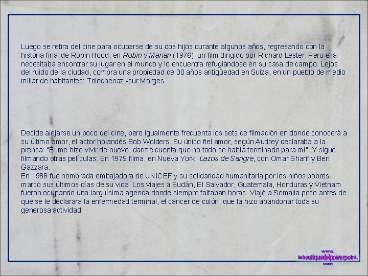 Luego se retira del cine para ocuparse de su dos hijos durante algunos años,