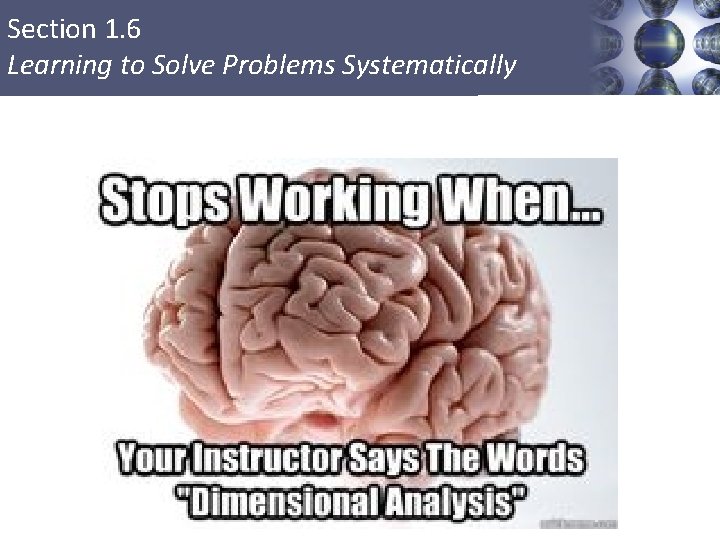 Section 1. 6 Learning to Solve Problems Systematically 