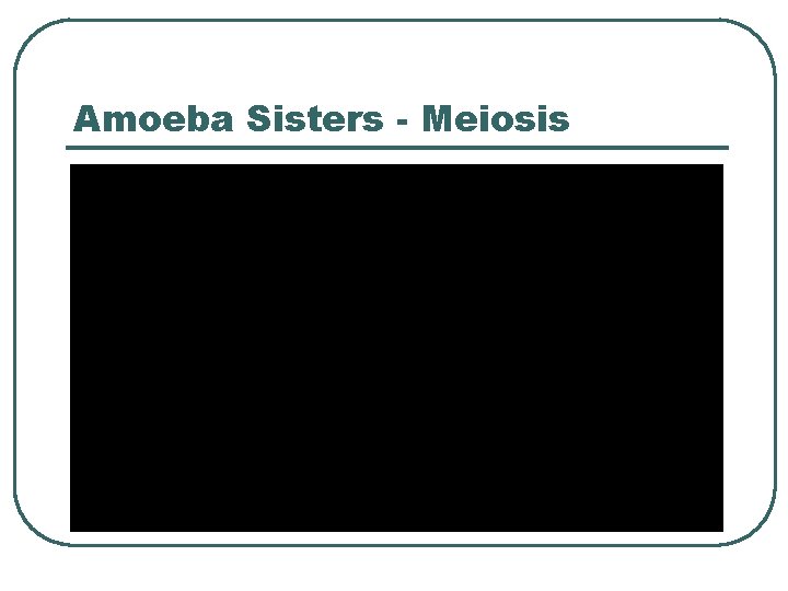 Amoeba Sisters - Meiosis 