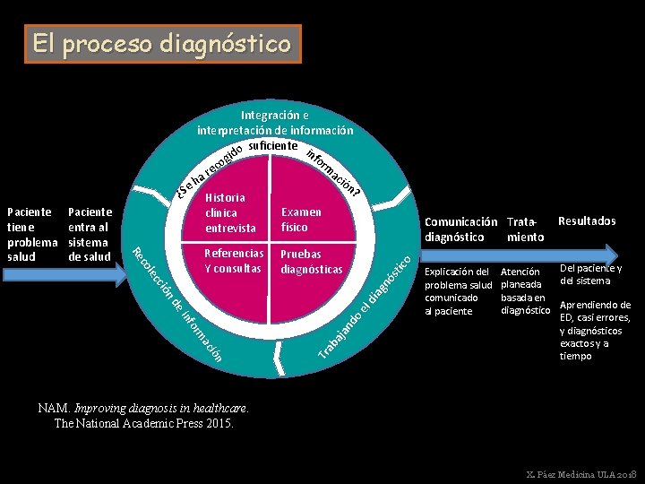 El proceso diagnóstico Pruebas diagnósticas el di ag nó sti co Referencias Y consultas