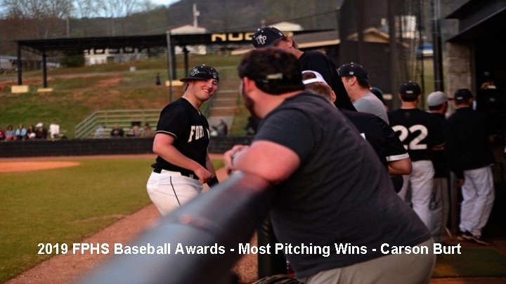 2019 FPHS Baseball Awards - Most Pitching Wins - Carson Burt 