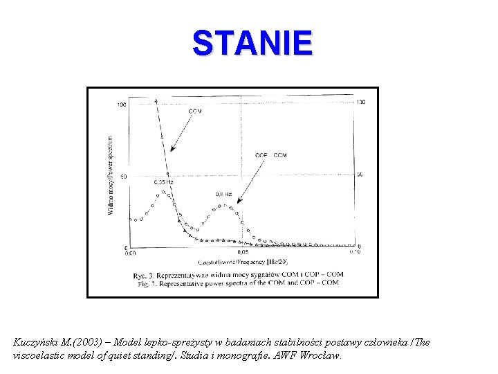 STANIE Kuczyński M. (2003) – Model lepko-spreżysty w badaniach stabilności postawy człowieka /The viscoelastic