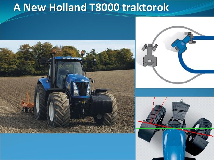 A New Holland T 8000 traktorok 