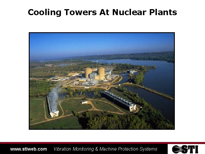 Cooling Towers At Nuclear Plants www. stiweb. com Vibration Monitoring & Machine Protection Systems