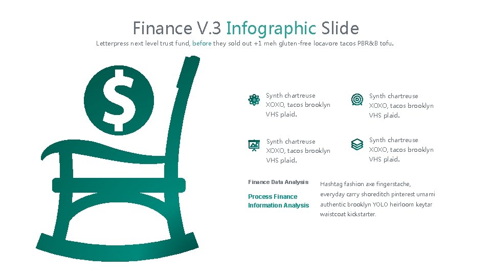 Finance V. 3 Infographic Slide Letterpress next level trust fund, before they sold out