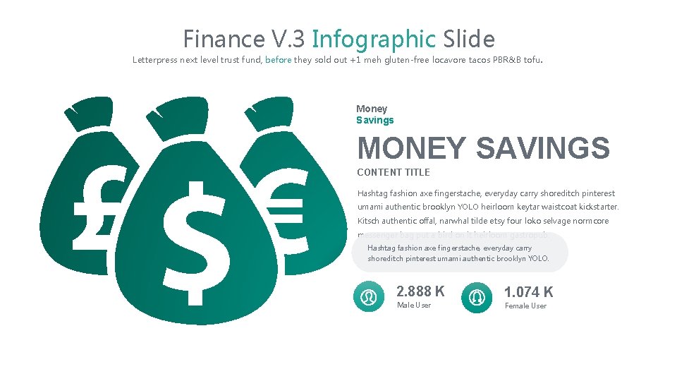 Finance V. 3 Infographic Slide Letterpress next level trust fund, before they sold out