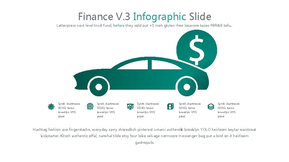 Finance V. 3 Infographic Slide Letterpress next level trust fund, before they sold out