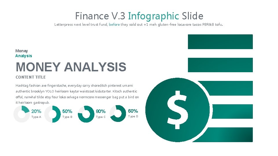 Finance V. 3 Infographic Slide Letterpress next level trust fund, before they sold out