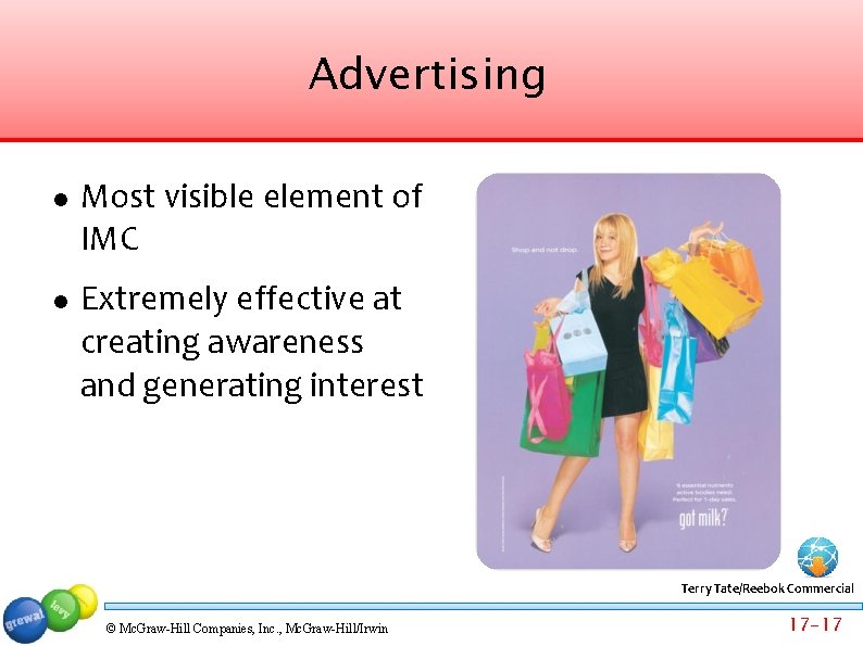 Advertising Most visible element of IMC Extremely effective at creating awareness and generating interest