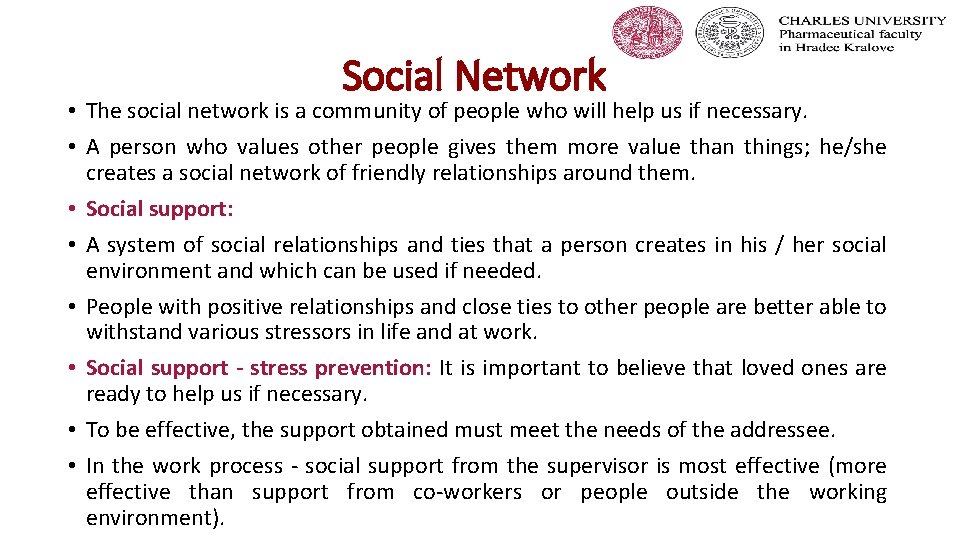 Social Network • The social network is a community of people who will help