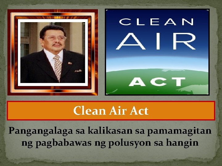 Clean Air Act Pangangalaga sa kalikasan sa pamamagitan ng pagbabawas ng polusyon sa hangin