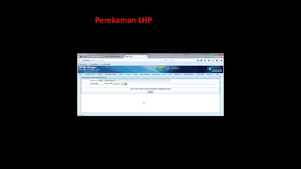 Perekaman LHP 