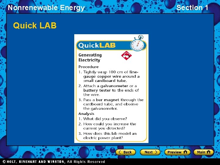 Nonrenewable Energy Quick LAB Section 1 