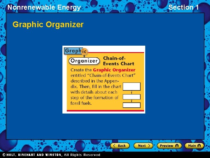 Nonrenewable Energy Graphic Organizer Section 1 
