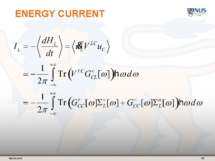 ENERGY CURRENT TIENCS 2010 35 