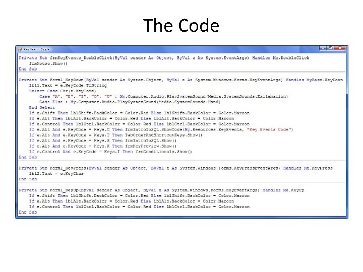 The Code 