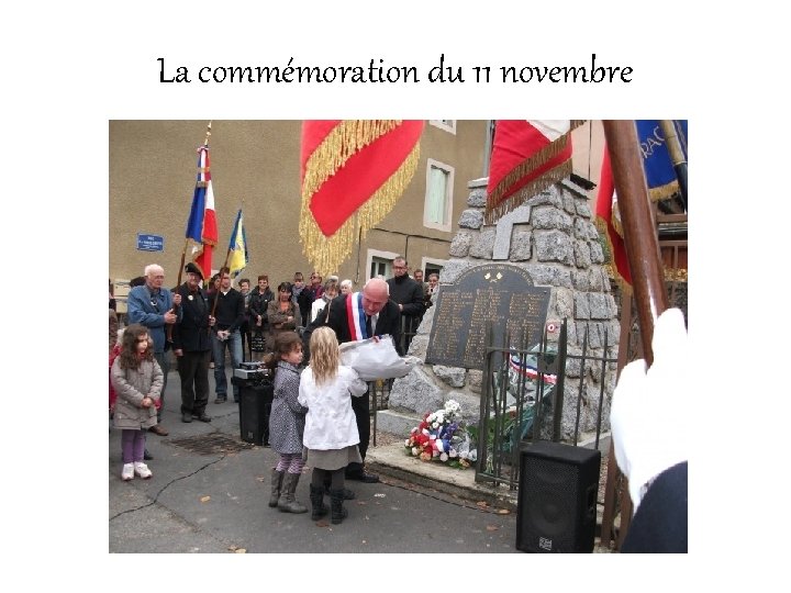La commémoration du 11 novembre 