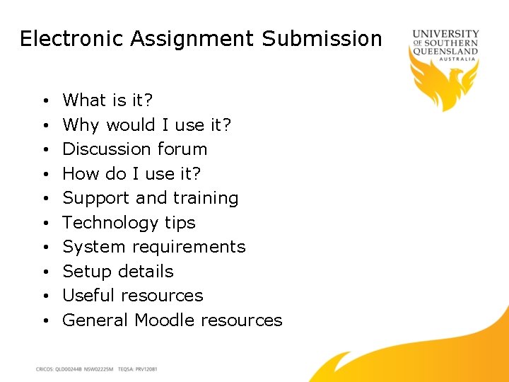 Electronic Assignment Submission • • • What is it? Why would I use it?