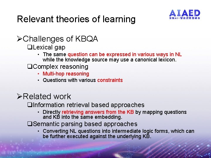 Knowledge Base Question Answering and Its Potential Applications